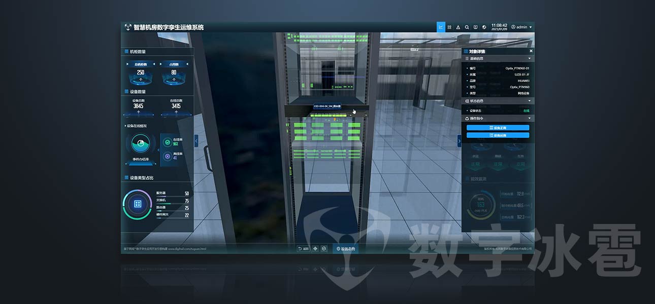 智慧机房数字孪生运维系统	